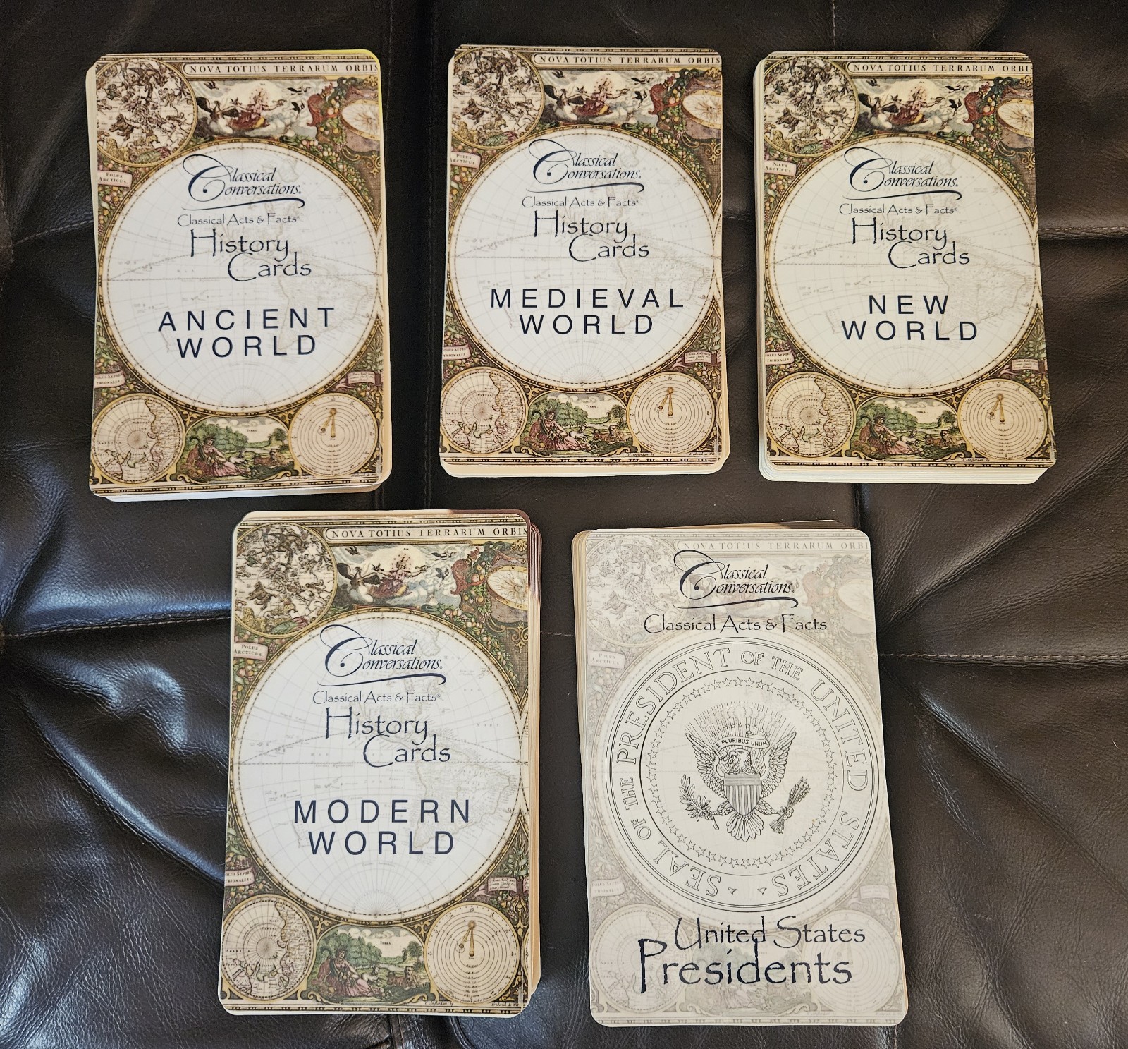 Classical Conversations - Classical Acts & Facts History Cards w/US Presidents 