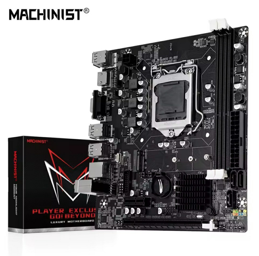 MACHINIST H61 LGA 1155 (Intel 2th/3th Gen) Gaming Motherboard, Flex-ATX Compu... MACHINIST H61 LGA 1155 (Intel 2th/3th Gen) Gaming Motherboard, Flex-ATX Compu...