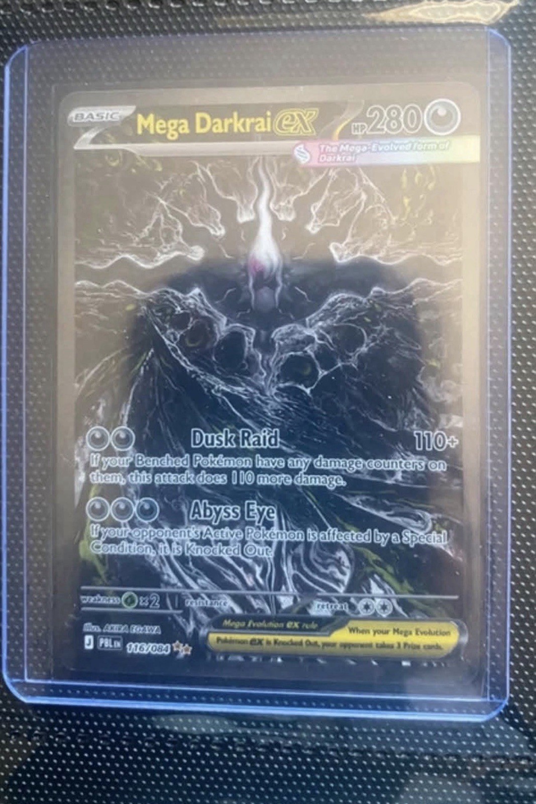 Mega Darkrai ex 116/084 Me05: Pitch Black Holo Mega Darkrai ex 116/084 Me05: Pitch Black Holo