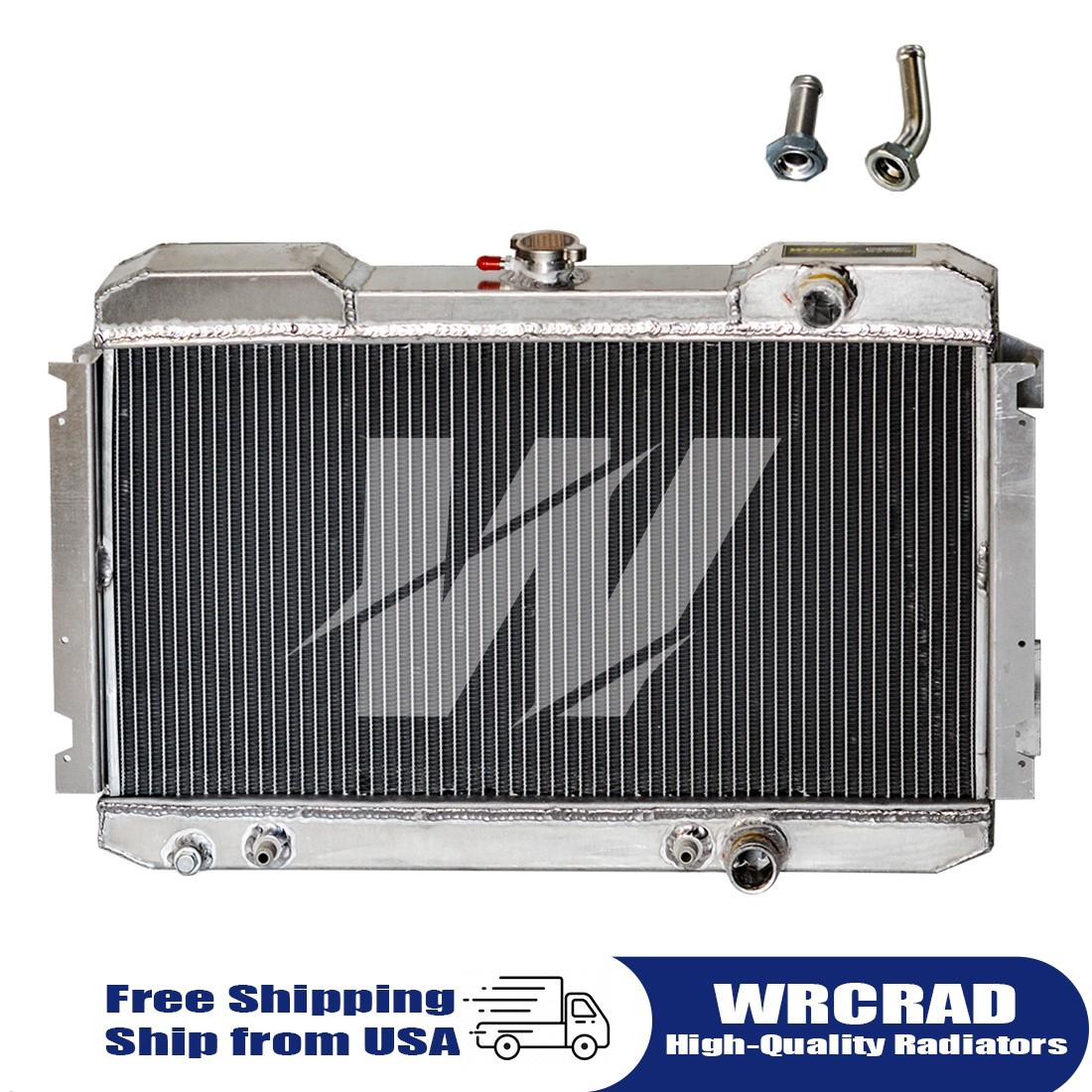 3Row All Aluminum Radiator For Nissan 720 2.0L 2.4L 1983 1984 1985 1986 L4 AT/MT