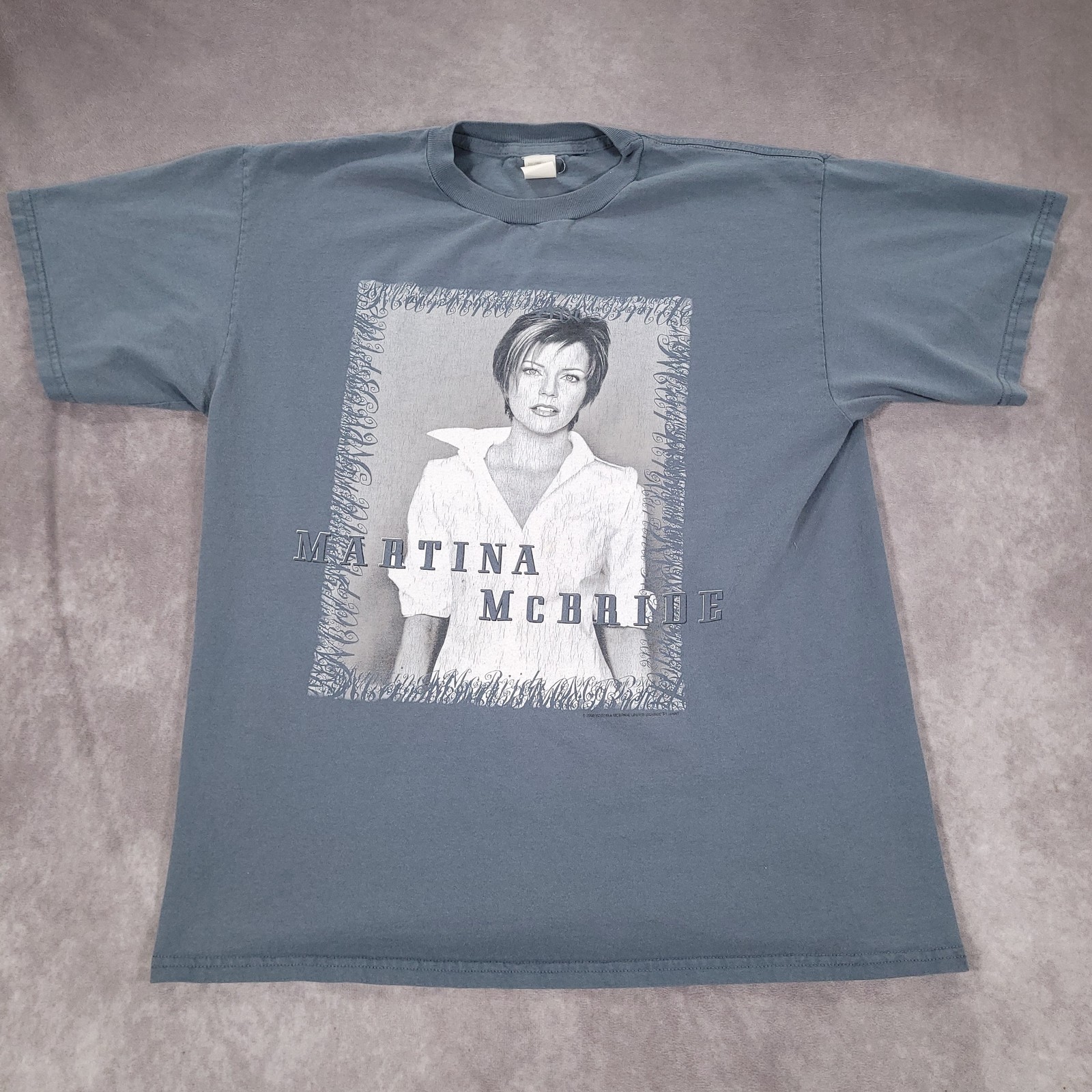 Vintage Martina McBride Shirt Mens Large Blue Emotion Eye Graphic Country Band Vintage Martina McBride Shirt Mens Large Blue Emotion Eye Graphic Country Band