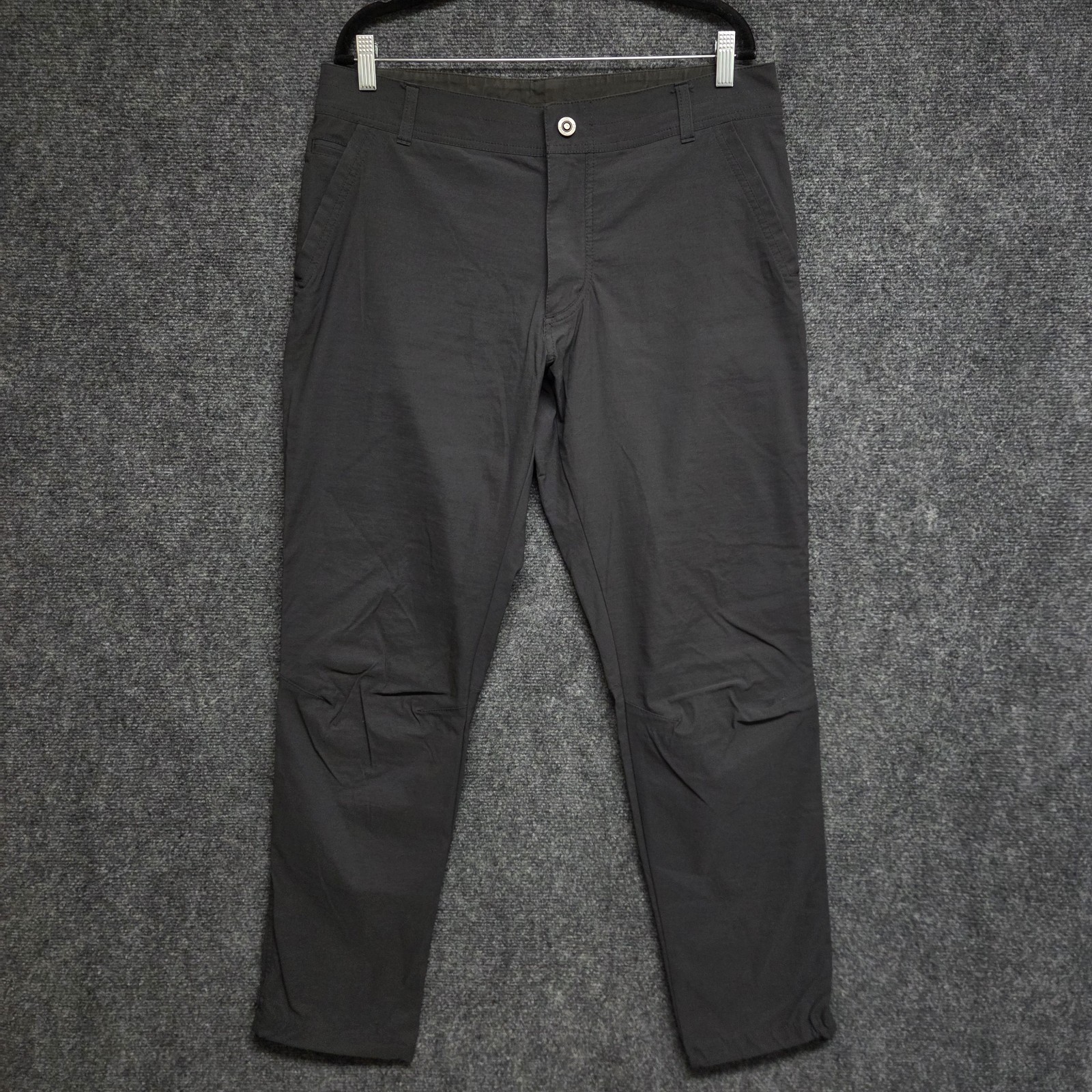 Kuhl Renegade Afire Pants Mens 35x32 Gray Chino Stretch Nylon Outdoor Hiking