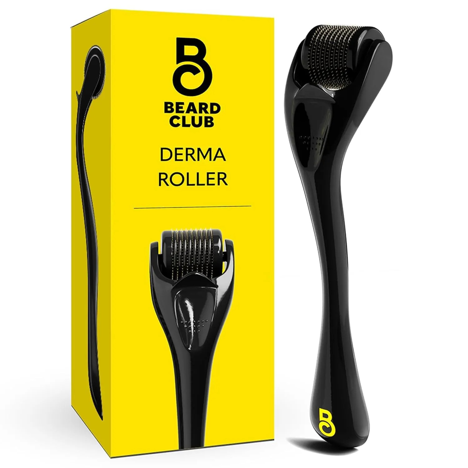 The Beard Club Derma Roller 540 Titanium Microneedles for Face Scalp and Body The Beard Club Derma Roller 540 Titanium Microneedles for Face Scalp and Body