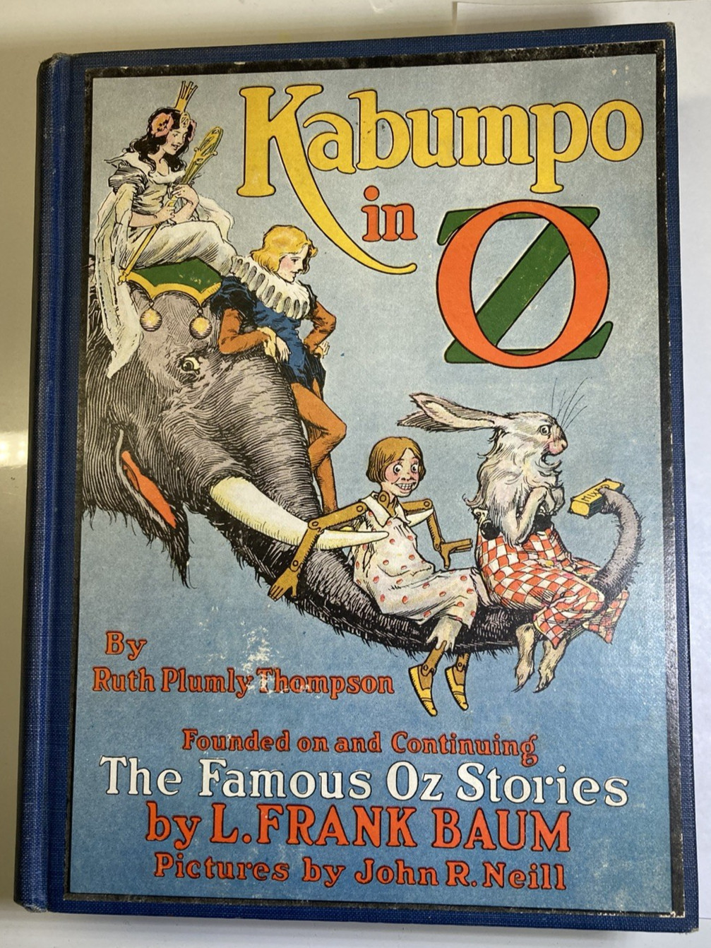 Kabumpo in Oz by Ruth Plumly Thompson 1922 1st Edition Reilly & Lee Kabumpo in Oz by Ruth Plumly Thompson 1922 1st Edition Reilly & Lee
