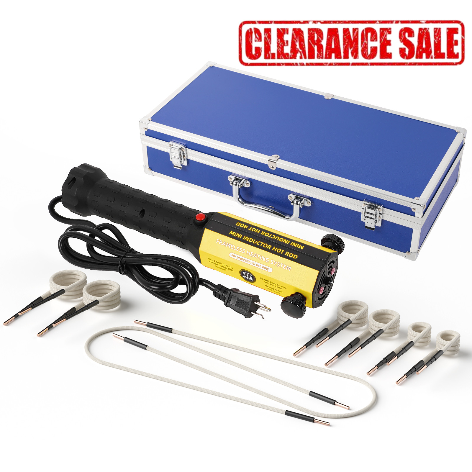 Magnetic Induction Heater Kit with 8 Coils Portable Heat Induction Tool
