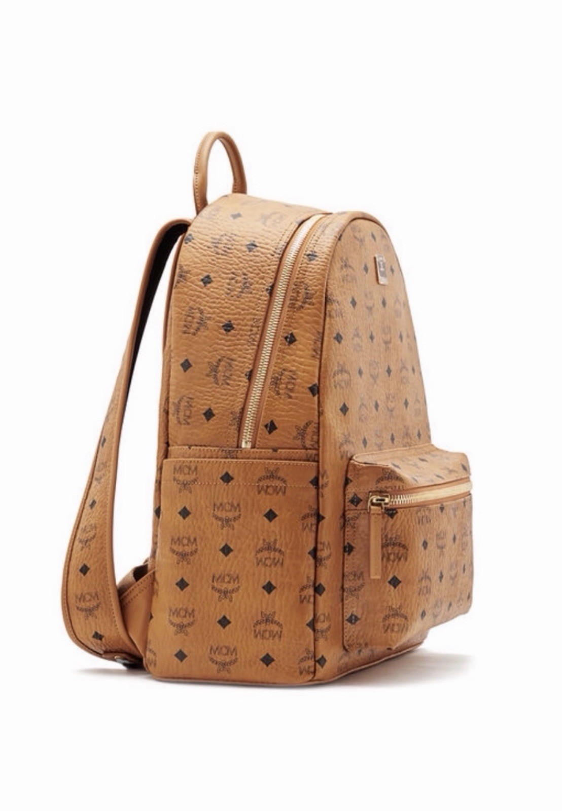 Cognac MCM Medium Backpack