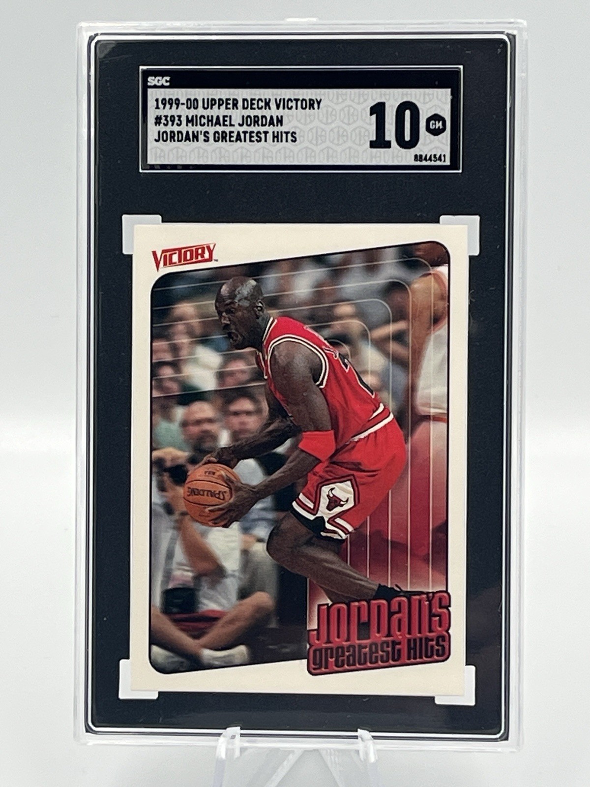 Michael Jordan SGC 10 1999-00 Upper Deck Victory Jordan\'s Greatest Hits #393 Michael Jordan SGC 10 1999-00 Upper Deck Victory Jordan\'s Greatest Hits #393