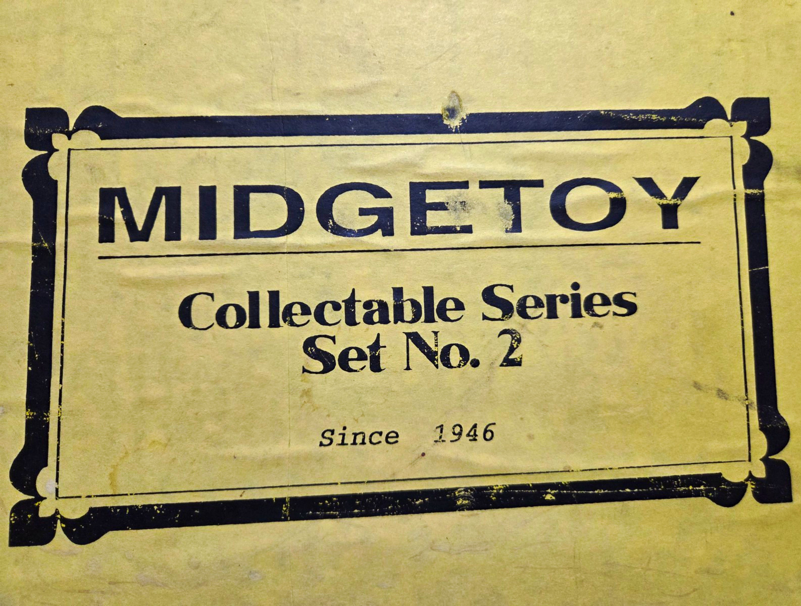 Midgetoy Collectable Series Set No. 2 1946 Vintage Boxed Similar Tootsietoys Set Midgetoy Collectable Series Set No. 2 1946 Vintage Boxed Similar Tootsietoys Set