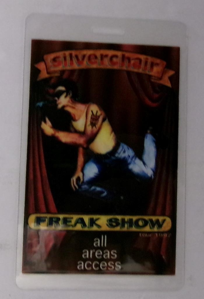 Genuine Silverchair 1997 Freak Show Tour Laminated Backstage Pass AAA