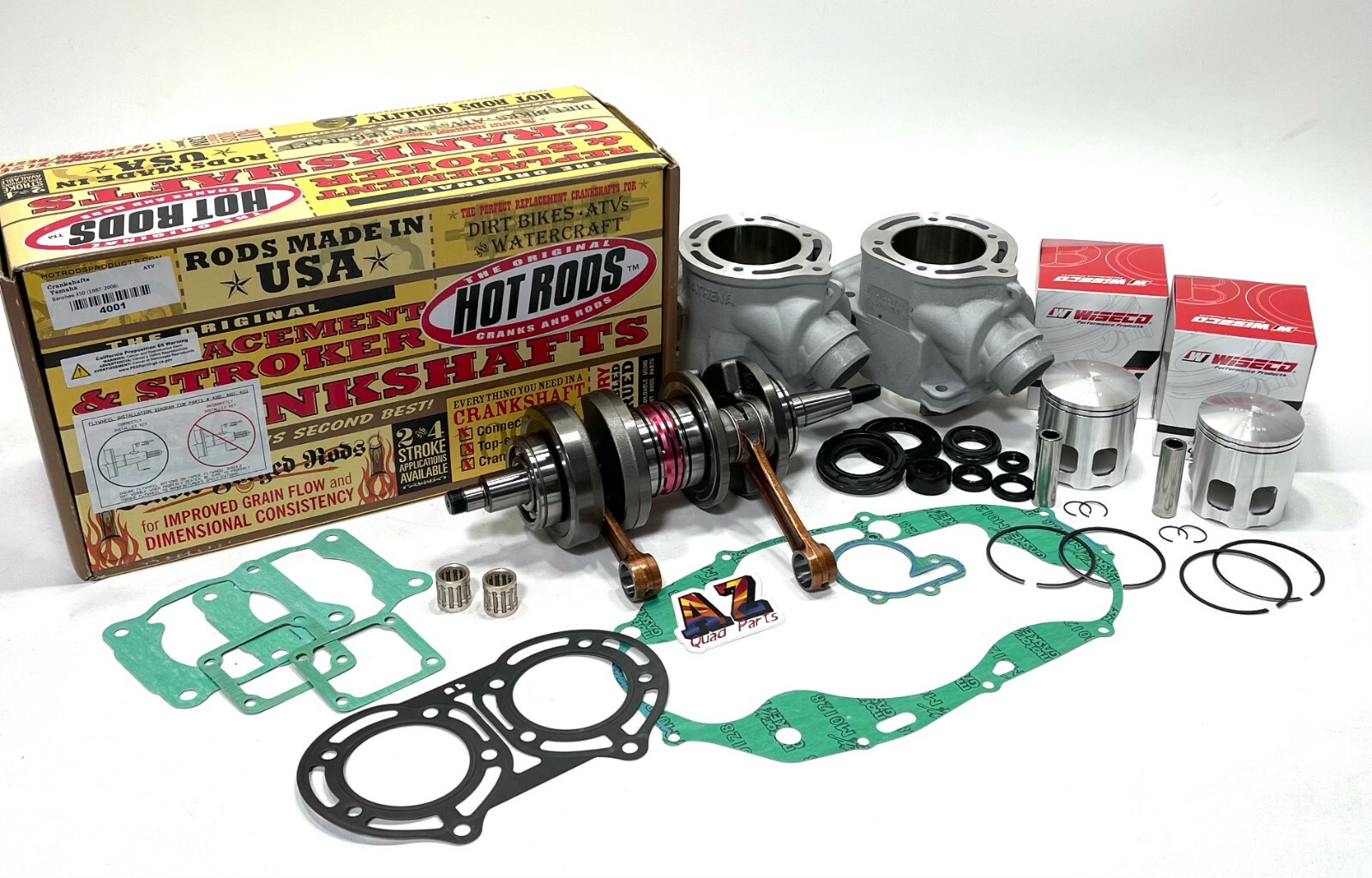 Banshee OEM Bore Athena Cylinders Wiseco Pistons Hot Rod Crank Motor Rebuild Kit Banshee OEM Bore Athena Cylinders Wiseco Pistons Hot Rod Crank Motor Rebuild Kit