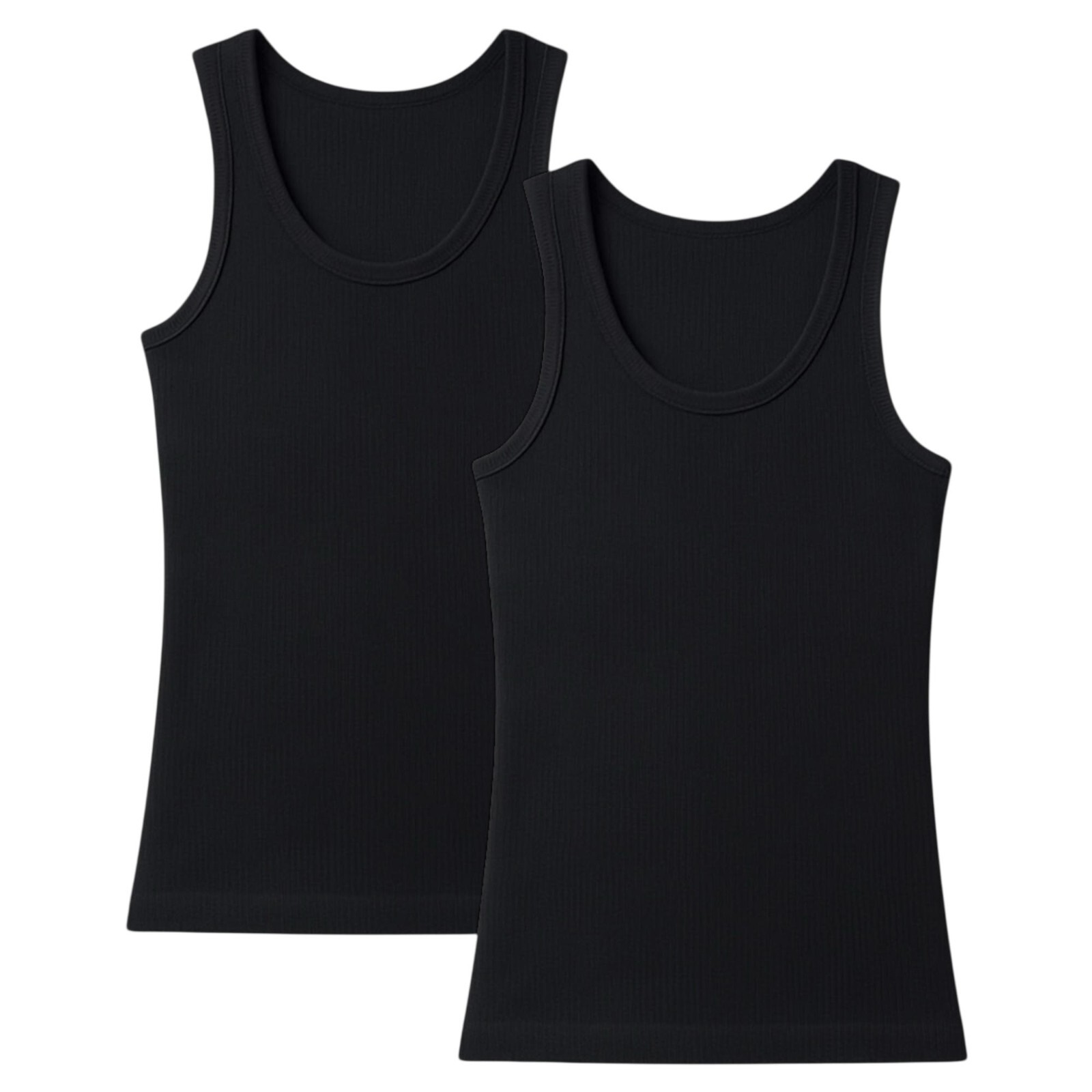 Pajama R Us Women's 2-Pack Ribbed Tank Tops Size S M L XL XXL