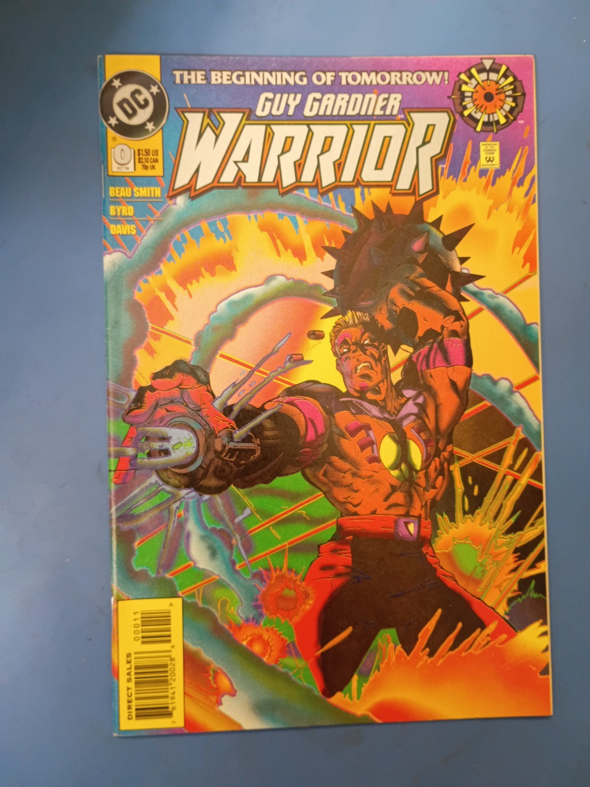 Vintage 1994 Guy Gardner Warrior #0 DC Comics Oct 94 Beau Smith Hero Comic Book Vintage 1994 Guy Gardner Warrior #0 DC Comics Oct 94 Beau Smith Hero Comic Book