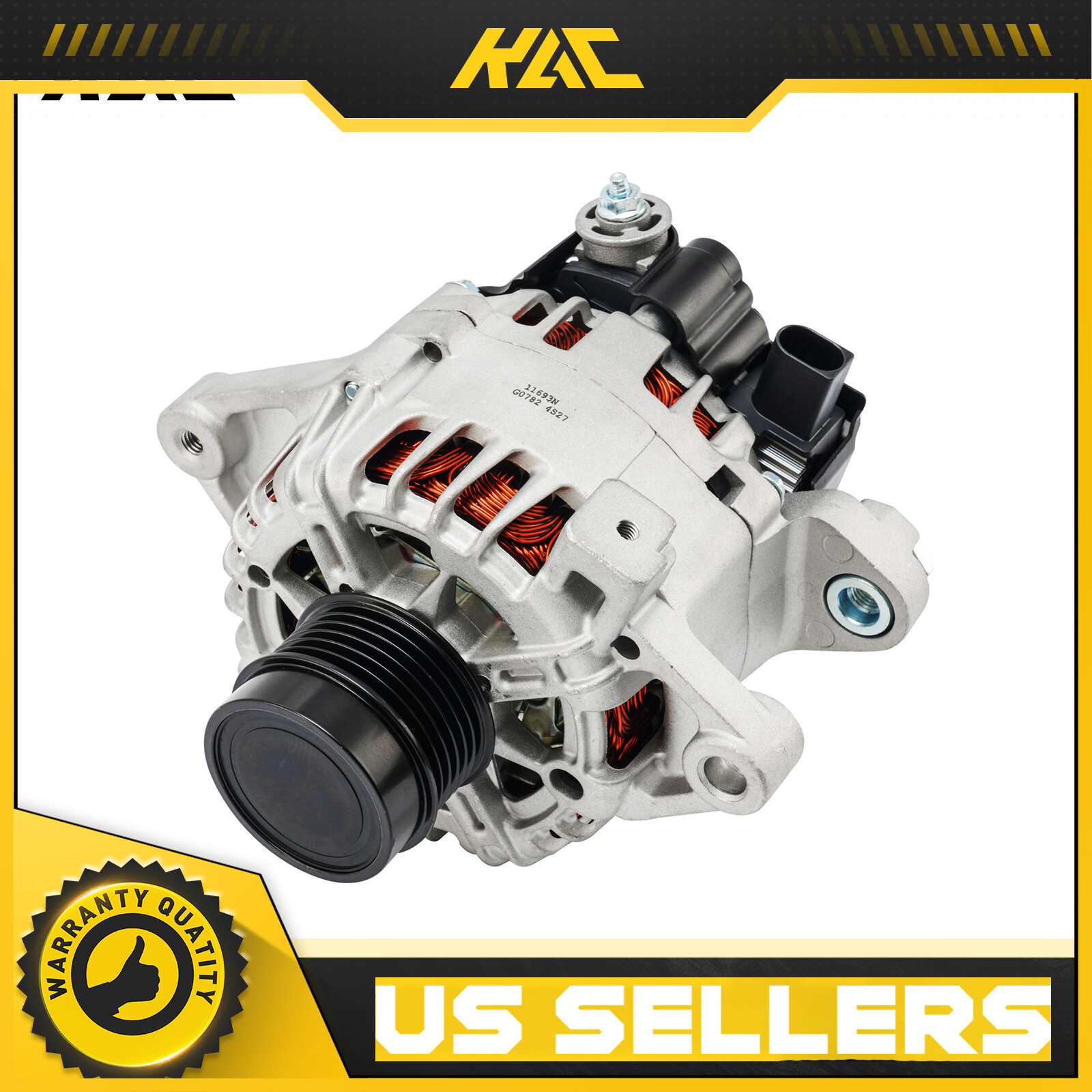 11693N New Alternator For 1.8L Toyota Corolla 2014-19 27060-0T230 FG12T050