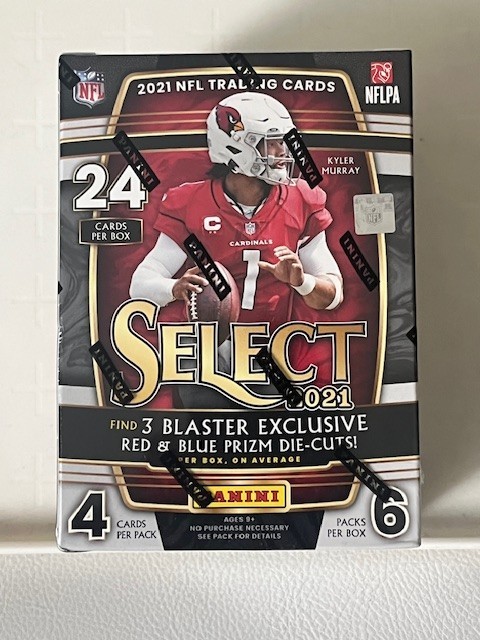 2021 Panini Select NFL Football Blaster Box w/Red & Blue Prizm - Factory Sealed