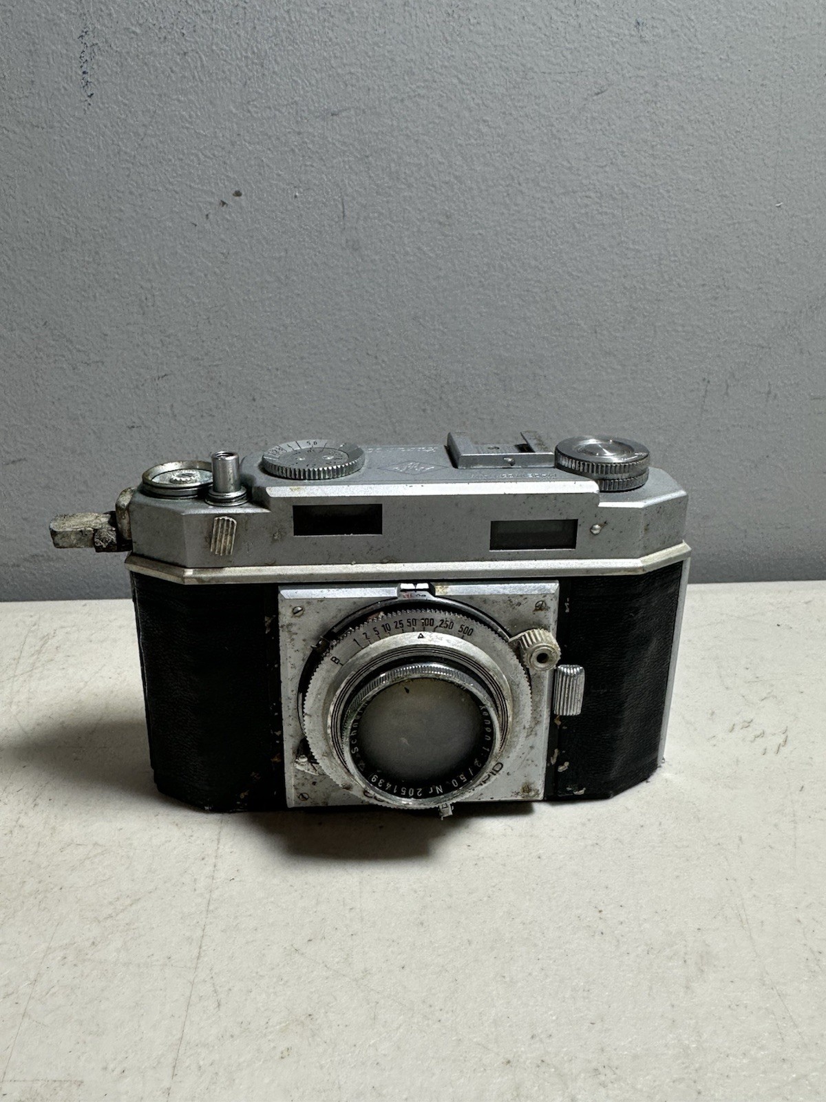 Vintage Agfa Karat 36 Rangefinder Camera w/ Solinar 2.8/50 Lens - Untested Vintage Agfa Karat 36 Rangefinder Camera w/ Solinar 2.8/50 Lens - Untested