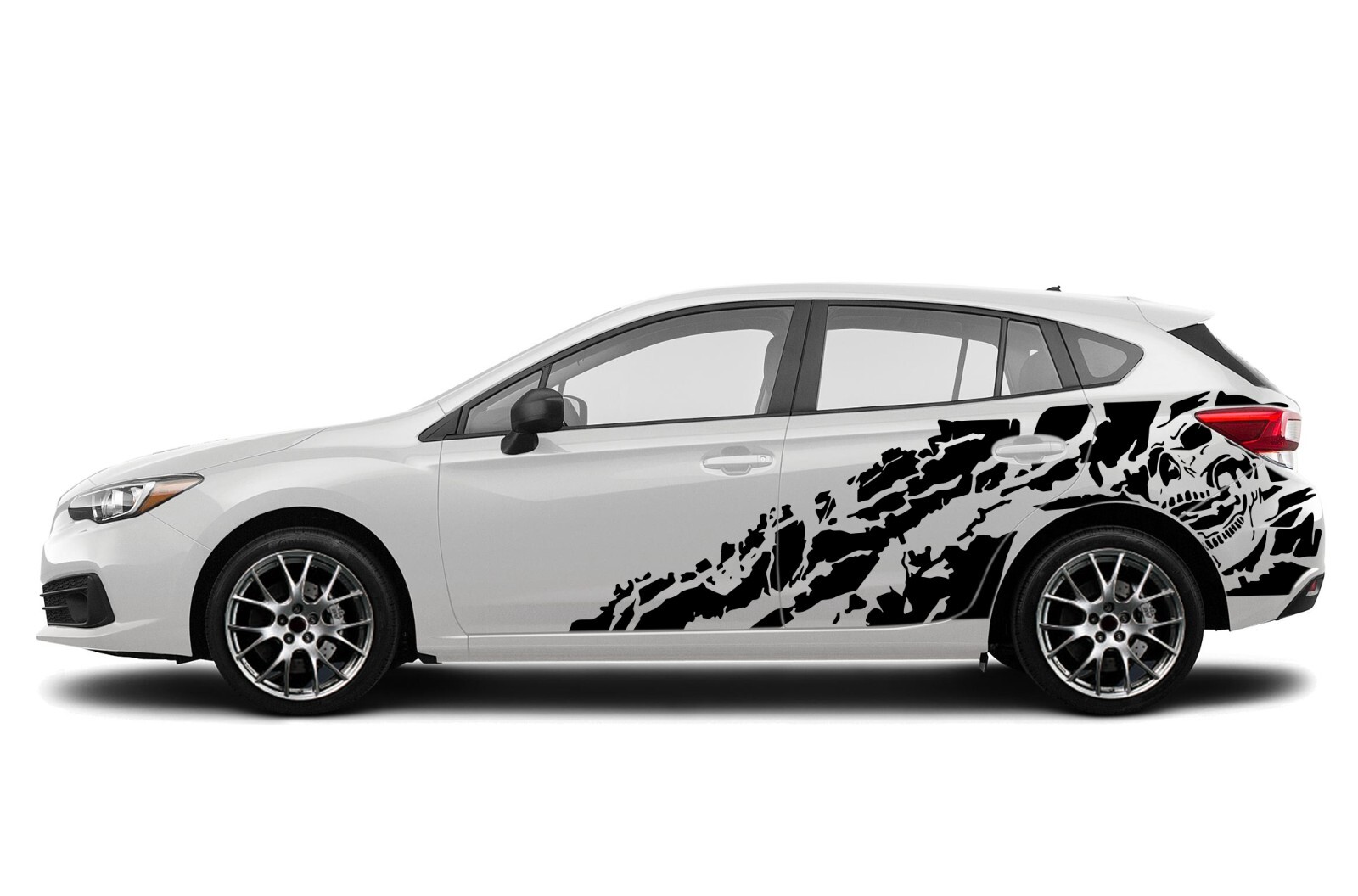 Nightmare skull skeleton decal sticker graphics for Subaru Impreza 2012-Present
