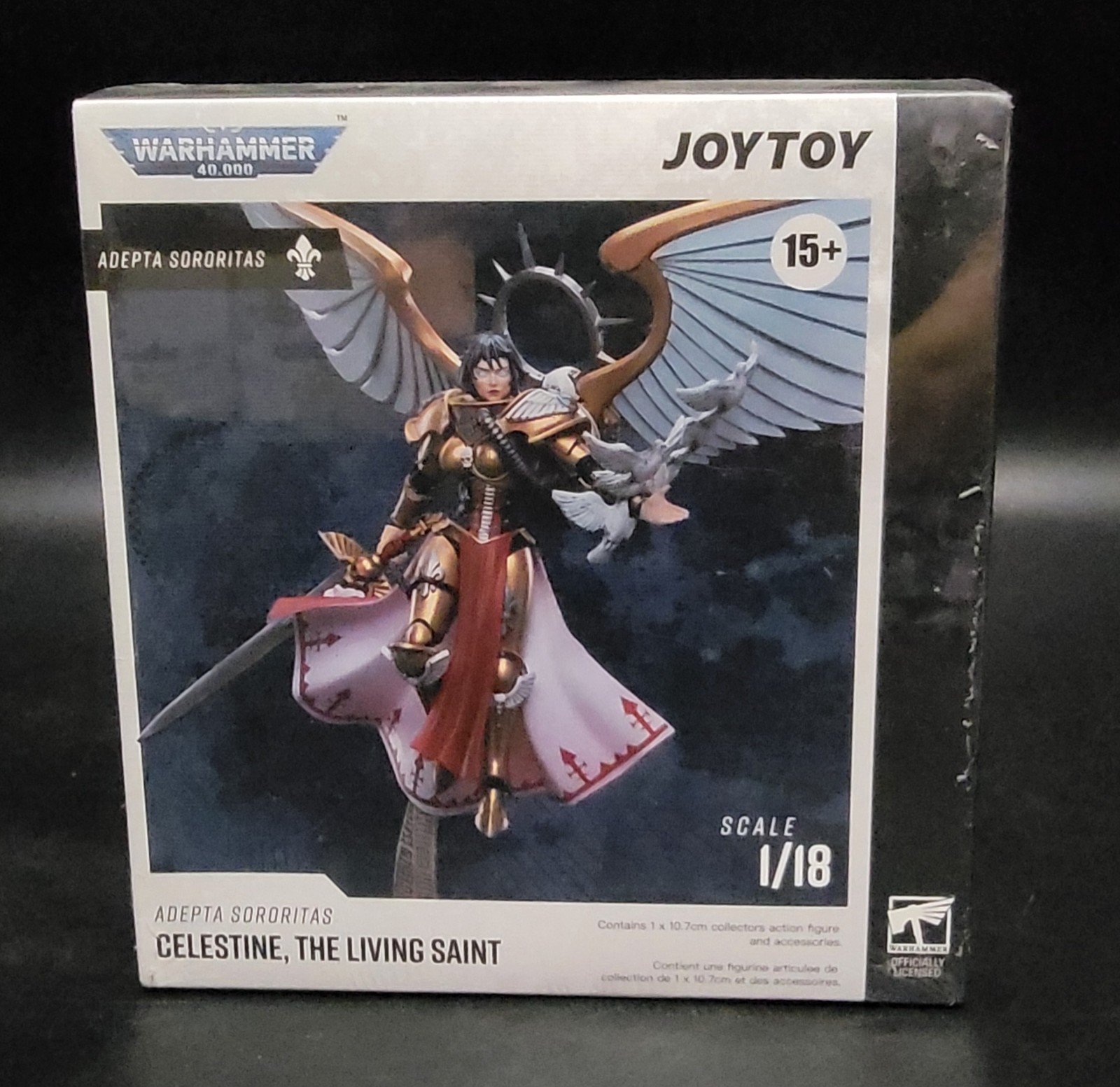 Warhammer 40K JoyToy Celestine, The Living Saint 1/18 Figure New In Box Sealed