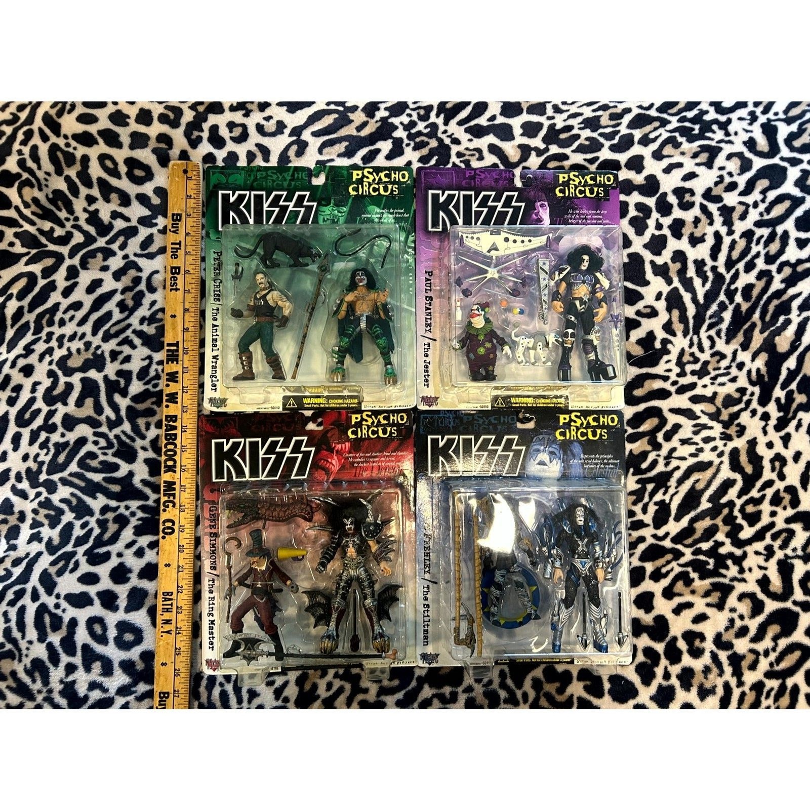 Vintage 1998 McFarlane KISS Psycho Circus Action Figures Set of 4 Sealed Vintage 1998 McFarlane KISS Psycho Circus Action Figures Set of 4 Sealed