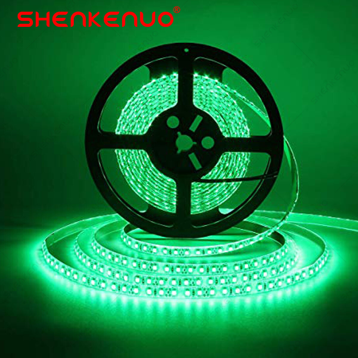 16ft 12V DC LED Boat Light Strip Green Waterproof Yacht Marine Deck Bow Pontoon