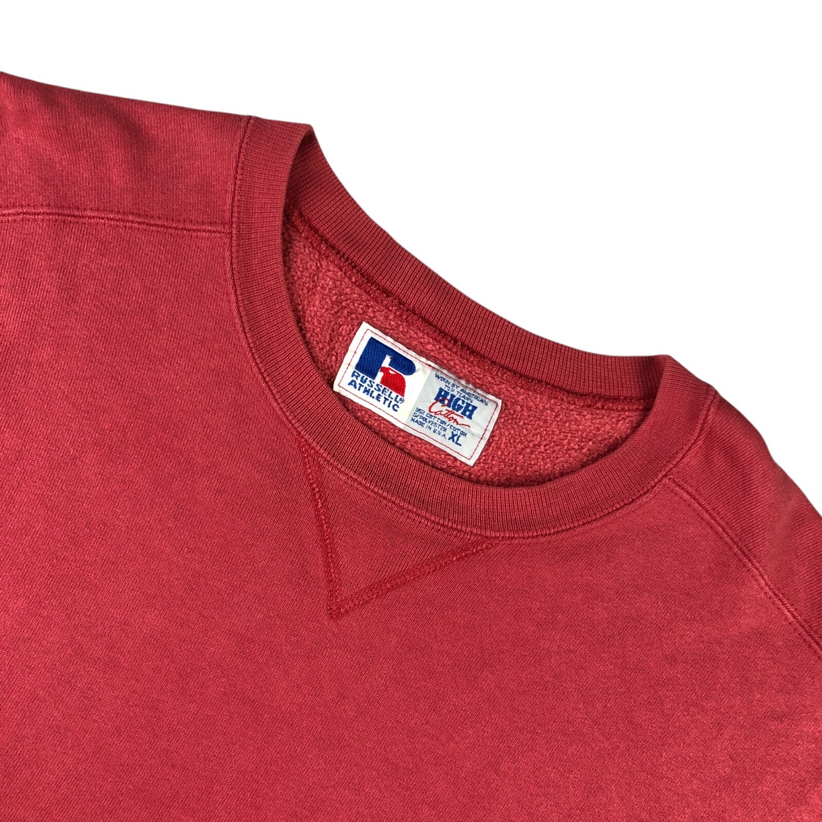 VTG Russell Athletic Men’s High Cotton Pullover Sweatshirt Pink • USA • XL VTG Russell Athletic Men’s High Cotton Pullover Sweatshirt Pink • USA • XL