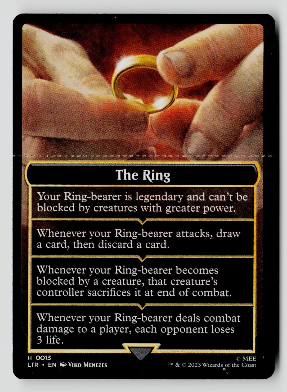 The Ring Helper Card 13 T MTG LTR NM