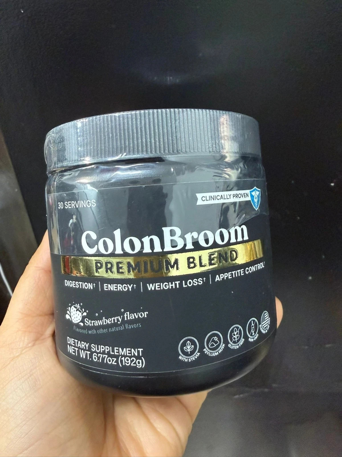 Colon Broom Premium Blend Husk Powder Drink Strawberry 192g (6.77 oz) Colon Broom Premium Blend Husk Powder Drink Strawberry 192g (6.77 oz)