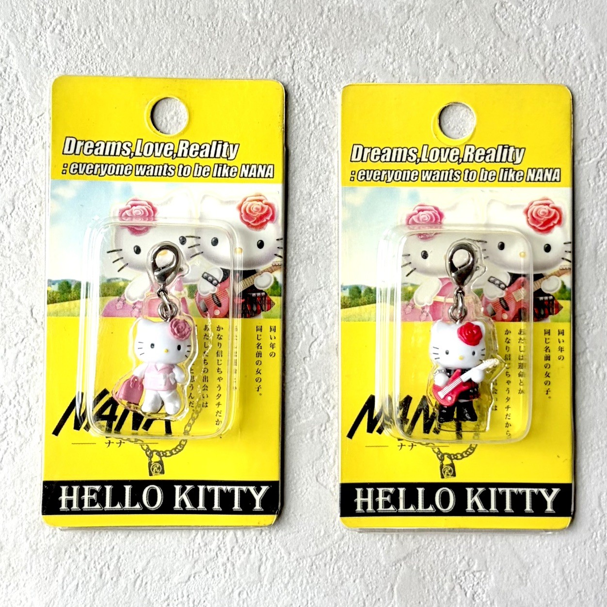 SANRIO Hello Kitty Vintage Limited Zipper Charms 2005 NANA Collaboration