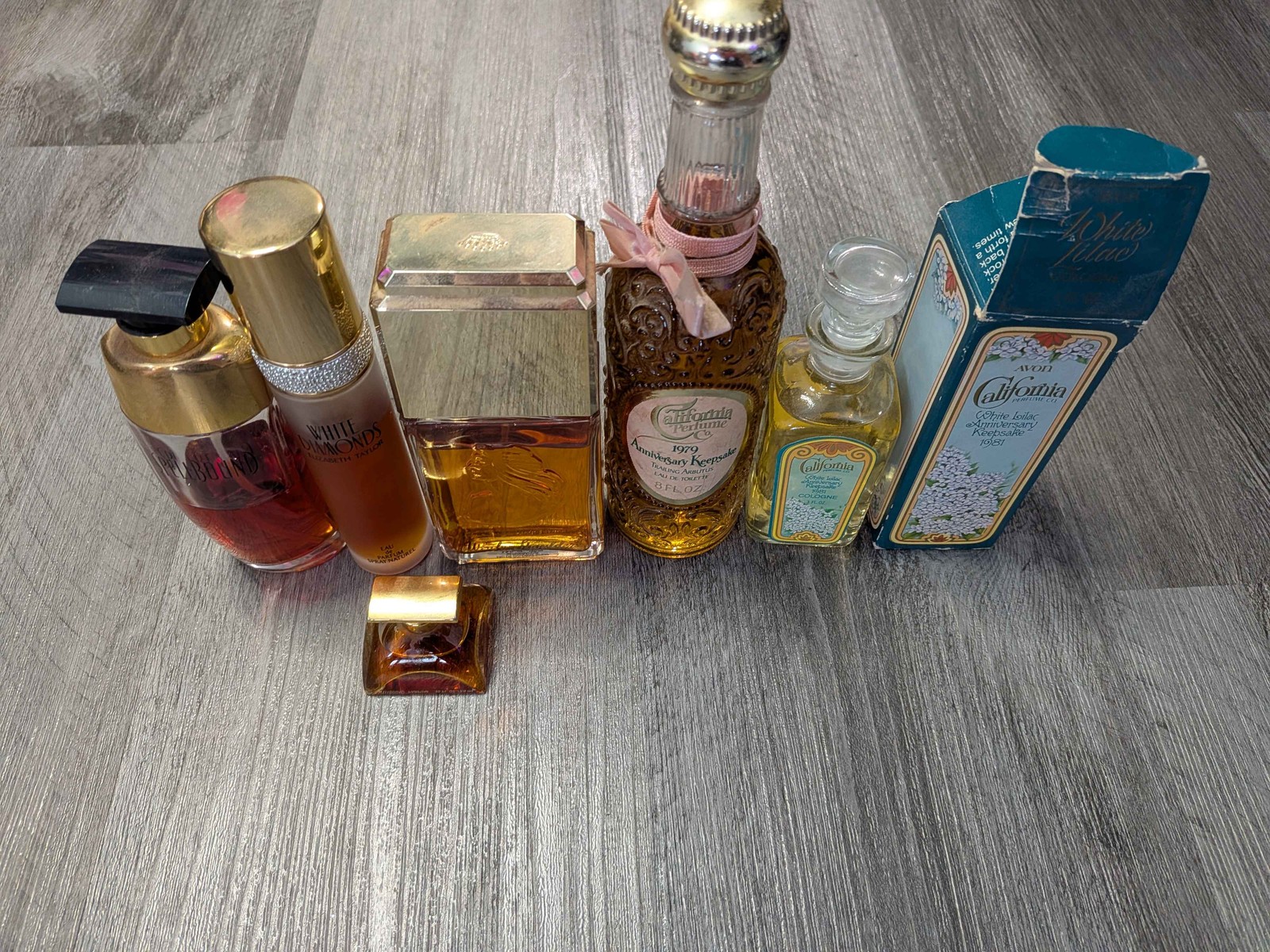 Vtg Perfume Lot White Diamonds White Shoulders Spellbound Avon Trailing Arbutus Vtg Perfume Lot White Diamonds White Shoulders Spellbound Avon Trailing Arbutus