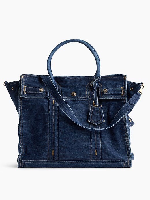 Gap Denim Five Pocket Tote Large, Dark Wash, NWT Gap Denim Five Pocket Tote Large, Dark Wash, NWT