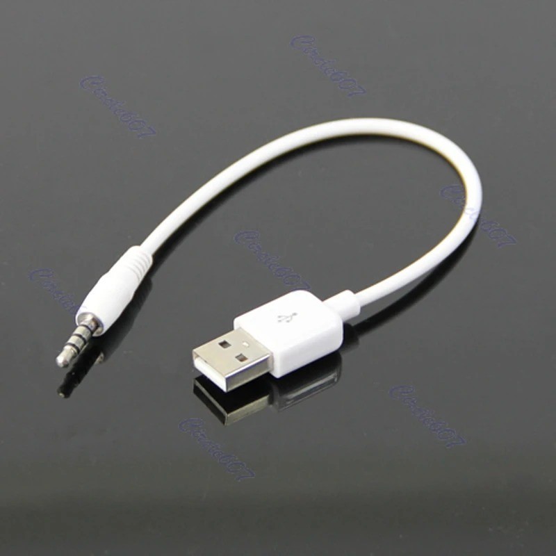 USB Charger Data SYNC Cable for Apple iPod Shuffle 1st /2nd Gen 3.5mm 1Pc