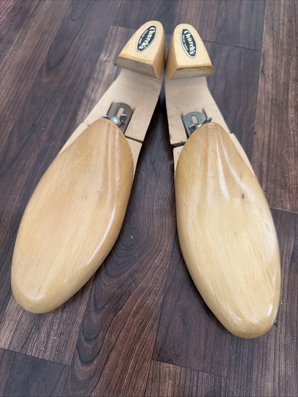 Vintage Church’s Famous English Shoes Shoe Tree Stretcher Wood Men\'s Size 12C Vintage Church’s Famous English Shoes Shoe Tree Stretcher Wood Men\'s Size 12C