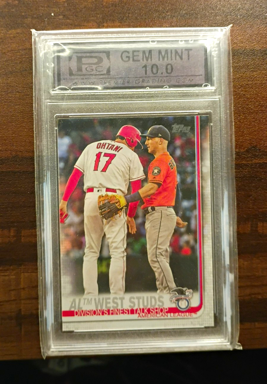 Topps 2019 Topps AL West Studs Ohtani Bregman Checklist GM 10🔥 10 Topps 2019 Topps AL West Studs Ohtani Bregman Checklist GM 10🔥 10