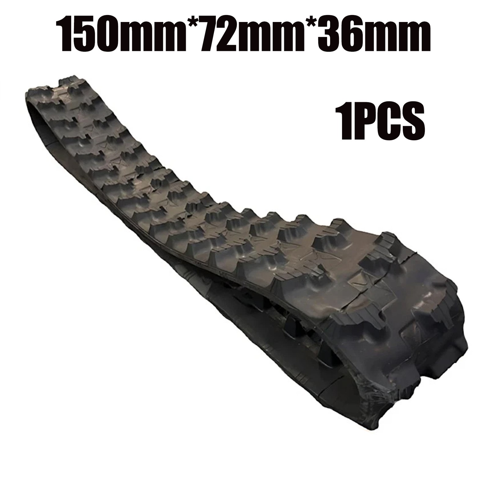 1PCS/ 2PCS Heavy Duty Rubber Tracks Universal For Mini Skid Steer Mini Excavator