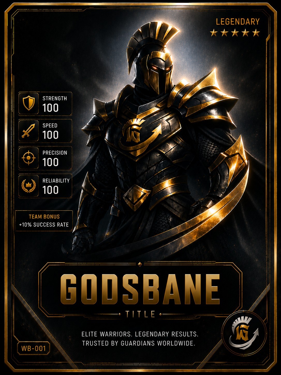 CardWarriorBoost Custom | Godsbane Title | D2 |
