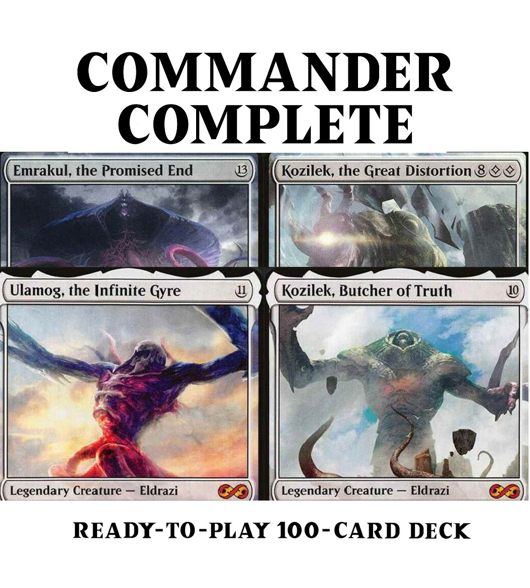 Ultimate Eldrazi TRIBAL FOUR Commanders Included Magic MTG Custom Commander Deck