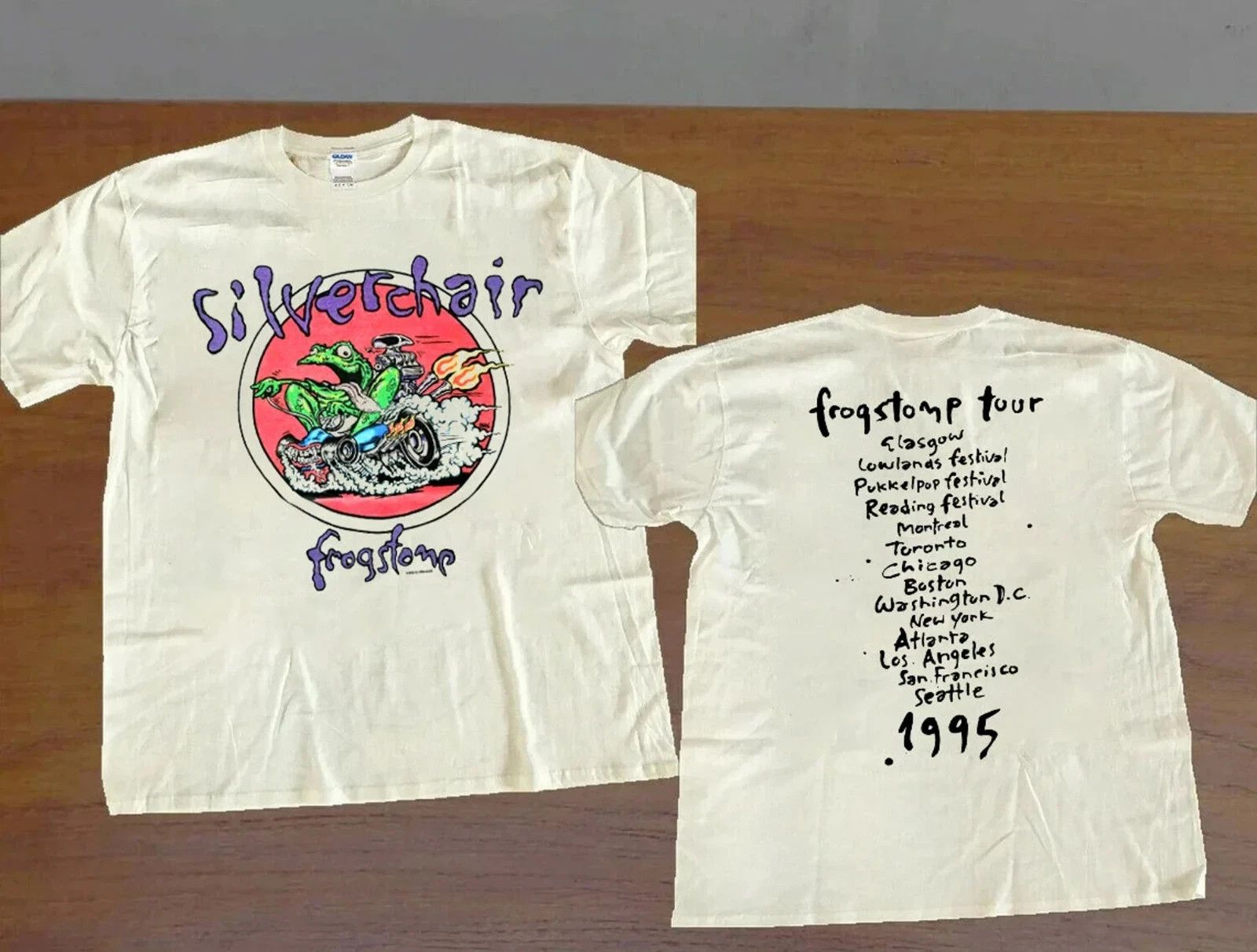 Silverchair Frogstomp Tour 1995 Grunge Rock T-Shirt S-5XL