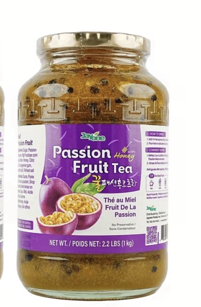Jayone Passion Fruit pulp 1kg Korean Fruit Mix Jayone Passion Fruit pulp 1kg Korean Fruit Mix