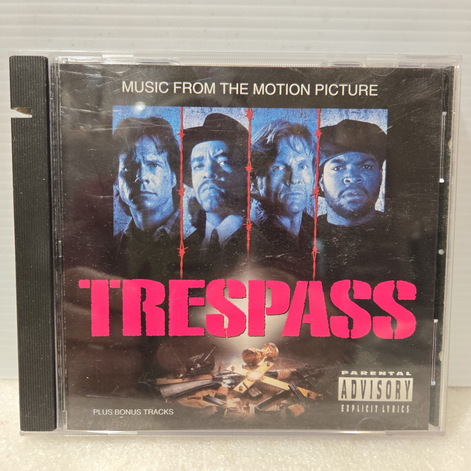 Vintage Trespass Soundtrack CD Ice Cube Ice-T 1992 Sire Records Hip Hop 90s OST Vintage Trespass Soundtrack CD Ice Cube Ice-T 1992 Sire Records Hip Hop 90s OST