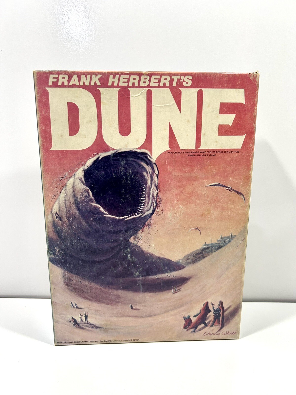 Vintage DUNE Bookcase Game Avalon Hill 1979 Frank Herbert's USA Complete