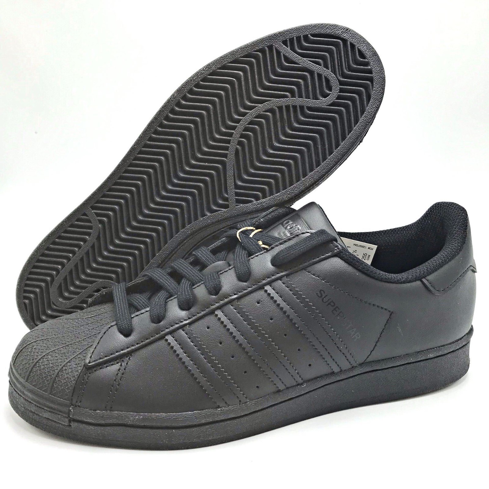 ADIDAS Originals Superstar All Black EG4957 Men's sz 8-13
