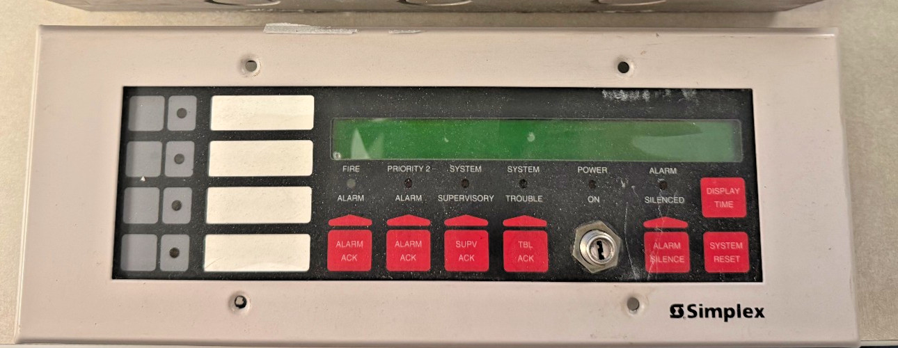 Simplex 4603-9101 Fire Alarm Control Panel Annunciator (Used) Simplex 4603-9101 Fire Alarm Control Panel Annunciator (Used)