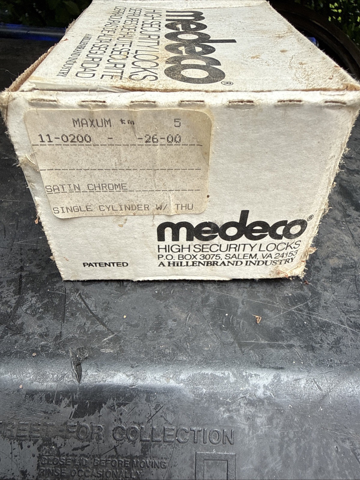 Medeco High Security Deadbolt w/keys