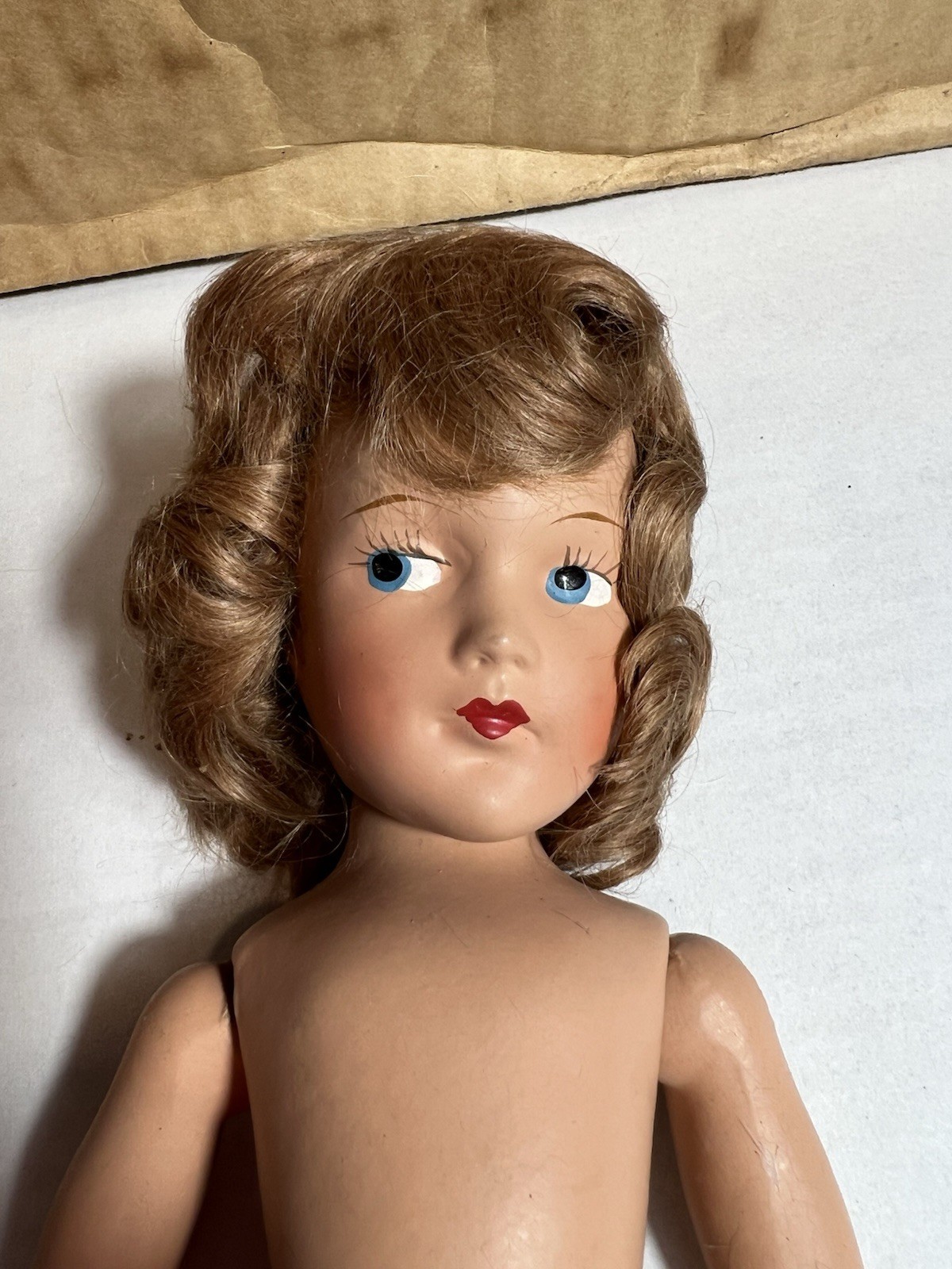 Rare Vintage Composition Doll New in Original Box 14 Rare Vintage Composition Doll New in Original Box 14