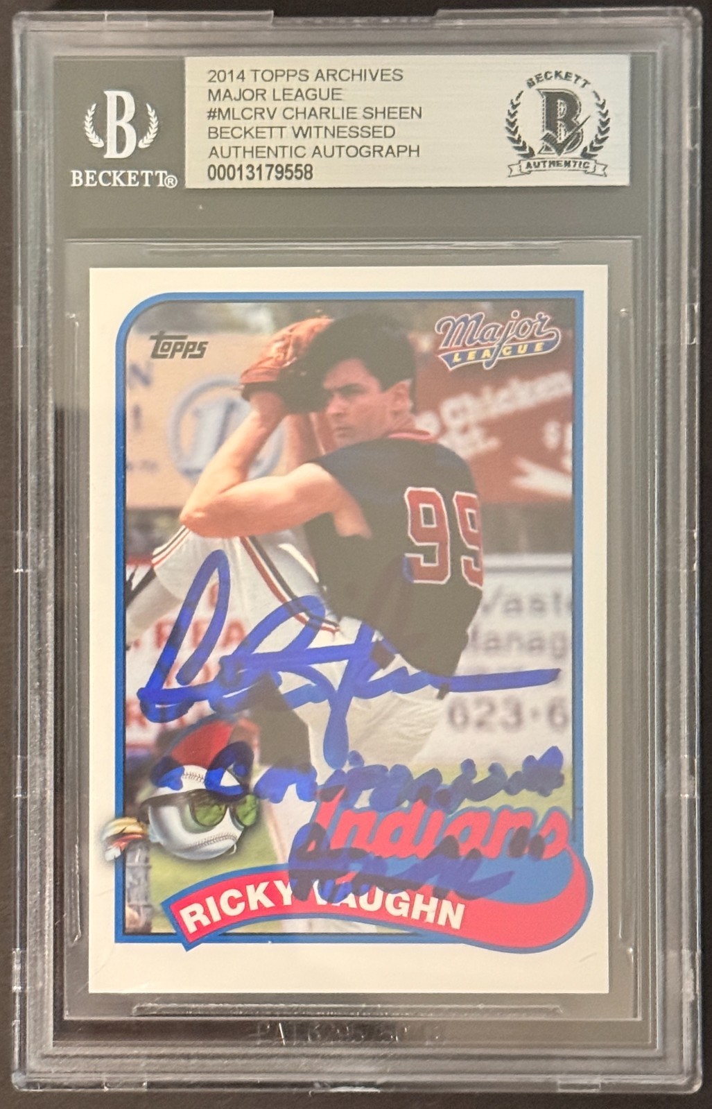 Charlie Sheen Signed \