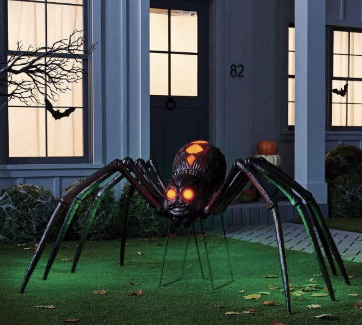 Hyde and Eek Boutique 65in Animated Spider LED Sound/Motion Halloween Decor