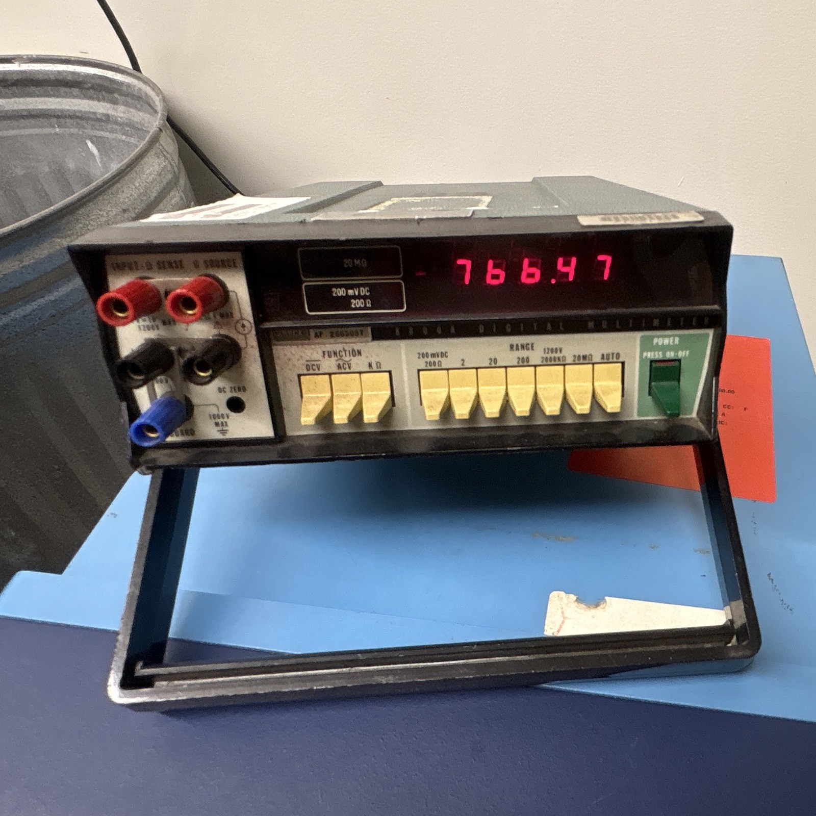 Vintage Fluke 8800A/AF Digital Multimeter Military Bench DMM Powers On Tested Vintage Fluke 8800A/AF Digital Multimeter Military Bench DMM Powers On Tested