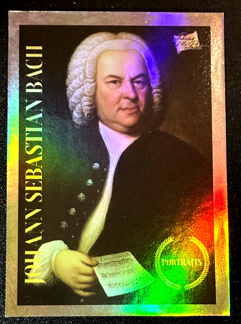 2024 Pieces Of The Past 1700\'s Johann Sebastian Bach, I-275