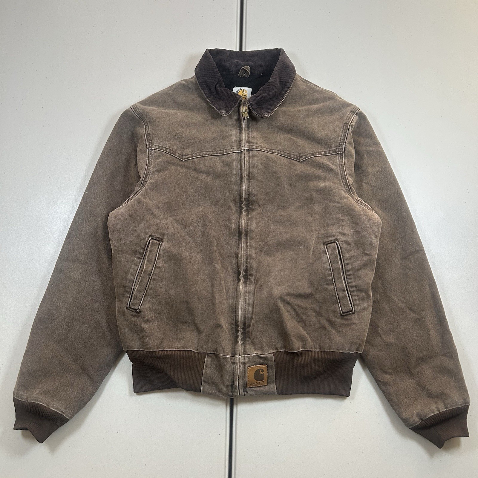 Vintage Brown Carhartt Santa Fe Jacket J14 CHT Men\'s Size Medium Y2K Work Wear Vintage Brown Carhartt Santa Fe Jacket J14 CHT Men\'s Size Medium Y2K Work Wear