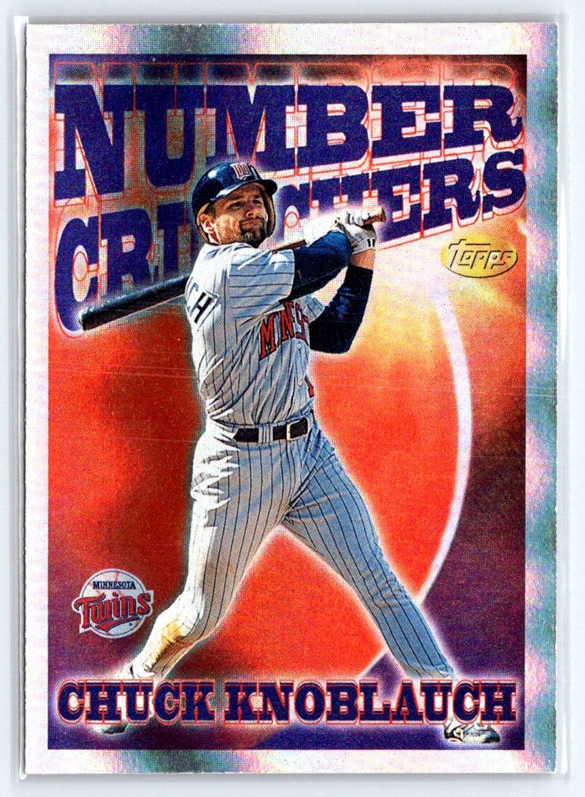 1997 Topps Chrome #SB5 Chuck Knoblauch Season\'s Best Refractor 1997 Topps Chrome #SB5 Chuck Knoblauch Season\'s Best Refractor