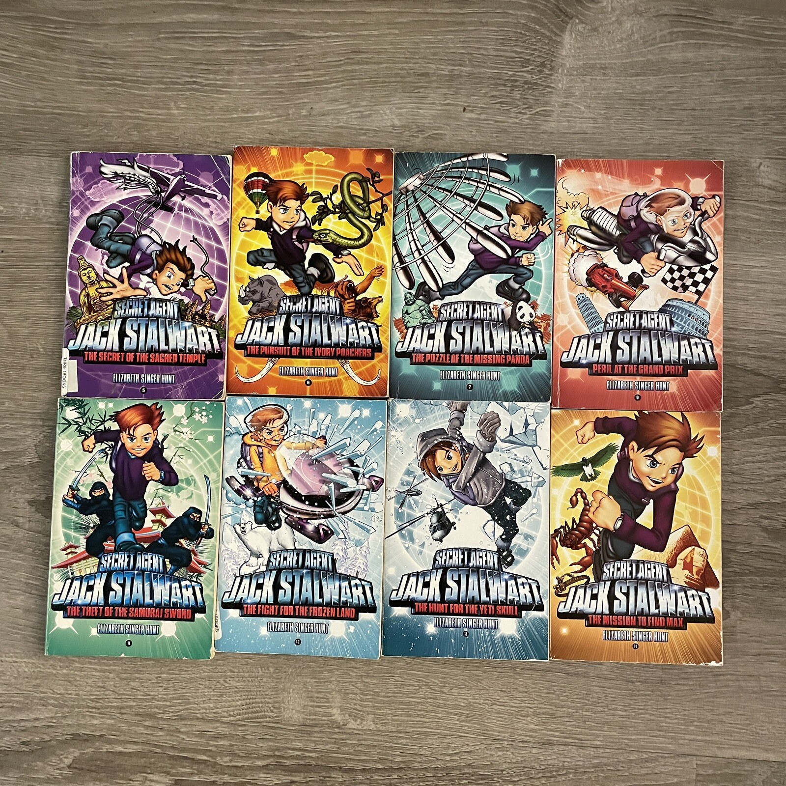 Lot of 8 Books in the Secret Agent Jack Book Set Series Lot of 8 Books in the Secret Agent Jack Book Set Series